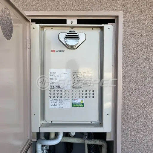 交換後の給湯器（ノーリツ GQ-1627AWX-T-DX BL）