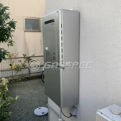 施工後の給湯器（ノーリツ GT-C2462PAWX BL）