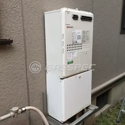 施工後の暖房熱源機（ノーリツ GTH-2445AWX-1 BL）