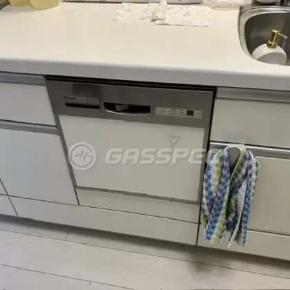 施工前のビルトイン食洗機（RKW-403A-SV）