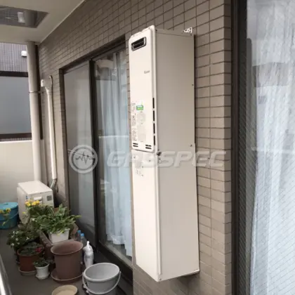 施工後の給湯器（リンナイ RUF-SA2005SAW）
