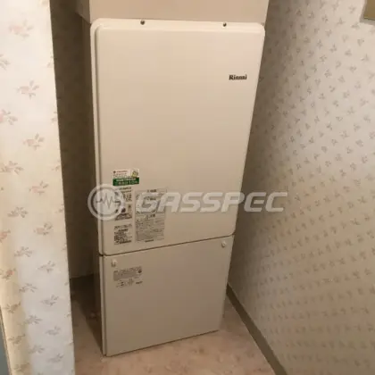 施工後の給湯器（リンナイ RUF-V1615SAFFD(C)）