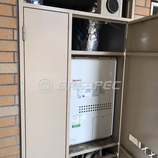 交換後の暖房熱源機（ノーリツ GTH-2444AWX3H-H-1 BL）