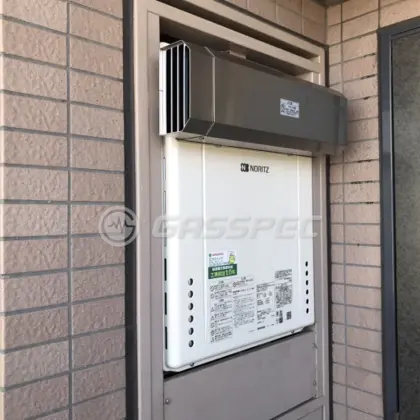 施工後の給湯器（ノーリツ GT-2060SAWX-1 BL）