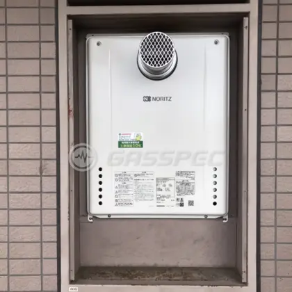 施工後の給湯器（ノーリツ GT-2060SAWX-T-1 BL）