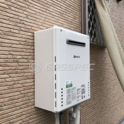 施工後の給湯器（ノーリツ GT-2460SAWX-1 BL）
