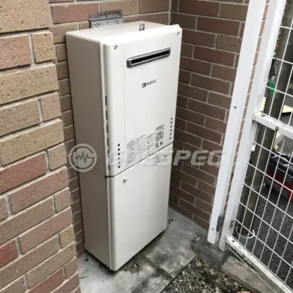 施工後の給湯器（ノーリツ GT-2460SAWX-1 BL）