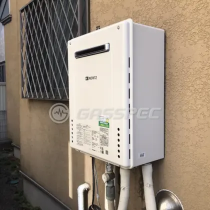 施工後の給湯器（ノーリツ GT-2060SAWX-1 BL）