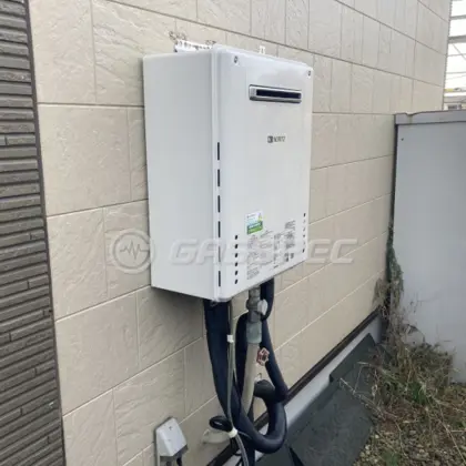 施工後の給湯器（ノーリツ GT-2460SAWX-1 BL）