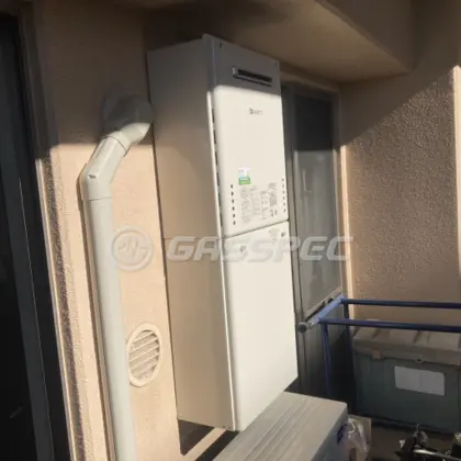 施工後の給湯器（ノーリツ GT-2460SAWX-1 BL）