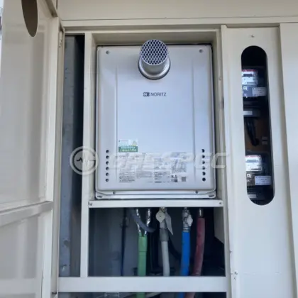 施工後の給湯器（ノーリツ GT-2460SAWX-T-1 BL）
