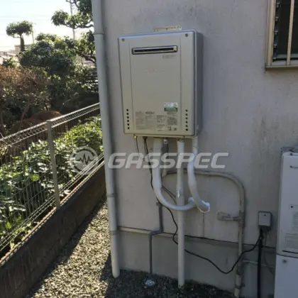 施工後の給湯器（ノーリツ GT-C2462SAWX BL）