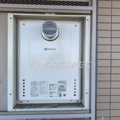 施工後の給湯器（ノーリツ GT-2060AWX-T-1 BL）