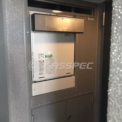 施工後の給湯器（リンナイ RUF-A2005SAW(B)）