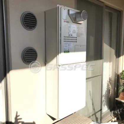 施工後の暖房熱源機（ノーリツ GTH-2445SAWX3H-T-1 BL）