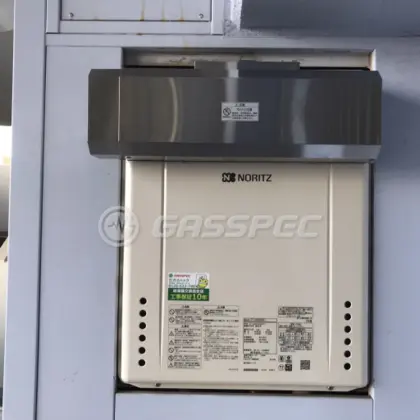 施工後の給湯器（ノーリツ GT-2460SAWX-1 BL）