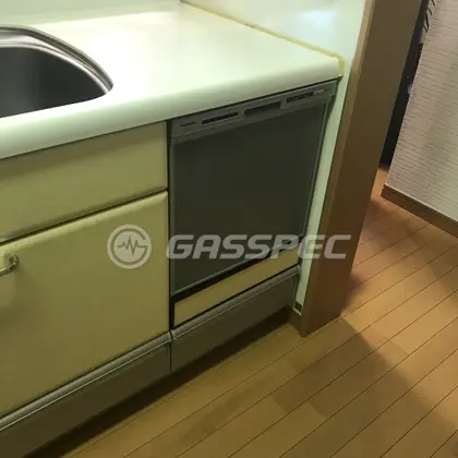 施工後のビルトイン食洗機（パナソニック NP-45RS7S）