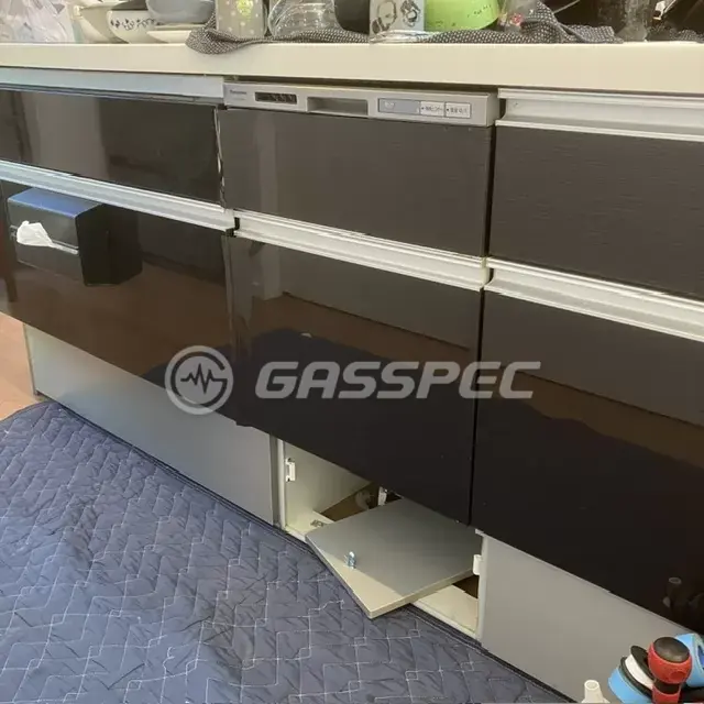 交換前のビルトイン食洗機（パナソニック S45MD5WD）