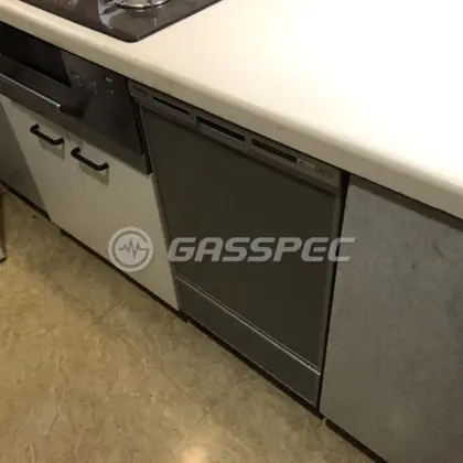 施工後のビルトイン食洗機（パナソニック NP-45RD7S）