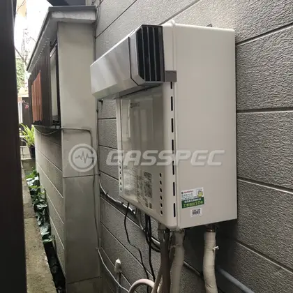 施工後の給湯器（ノーリツ GT-2060SAWX-1 BL）