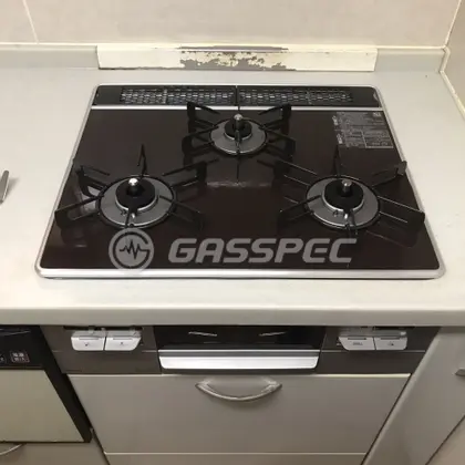 施工後のビルトインガスコンロ（リンナイ RS31W27P10DGVW）