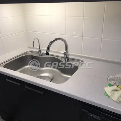 施工後の水栓・蛇口（LIXIL SF-NB454SX）
