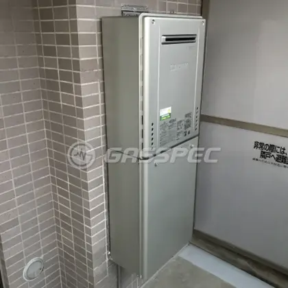 施工後の給湯器（ノーリツ GT-C2462AWX BL）