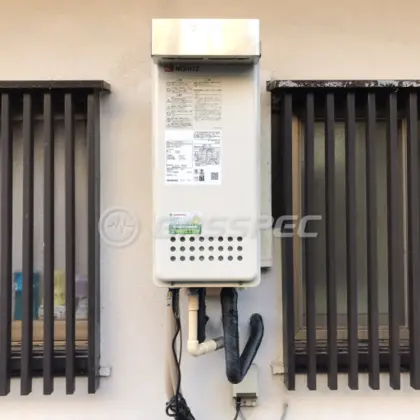 施工後の給湯器（ノーリツ GT-2053SAWX-4 BL）