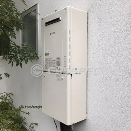 施工後の給湯器（ノーリツ GT-2460SAWX-1 BL）