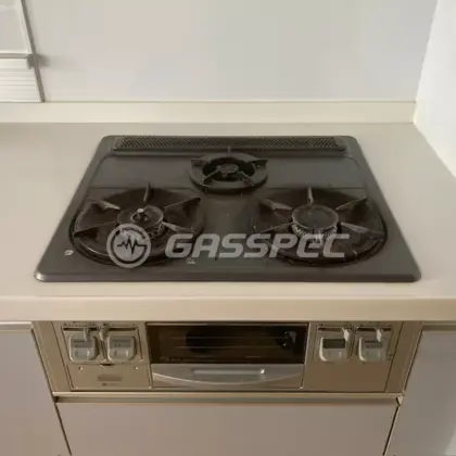 施工前のビルトインガスコンロ（DG3296NR）