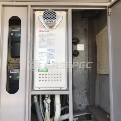 施工後の給湯器（ノーリツ GT-1653SAWX-T-4 BL）