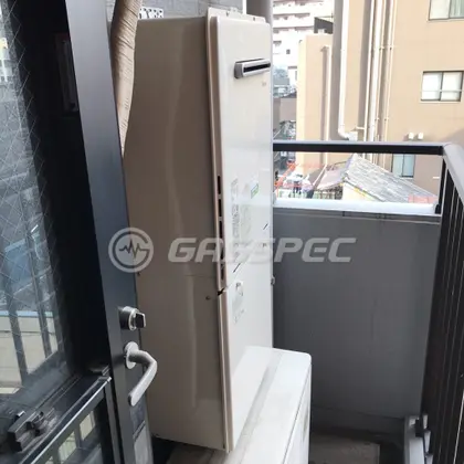 施工後の給湯器（リンナイ RUF-A2005SAW(B)）