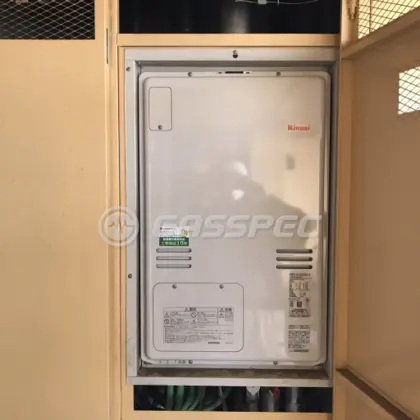 施工後の暖房熱源機（リンナイ RUFH-A2400AU2-3）