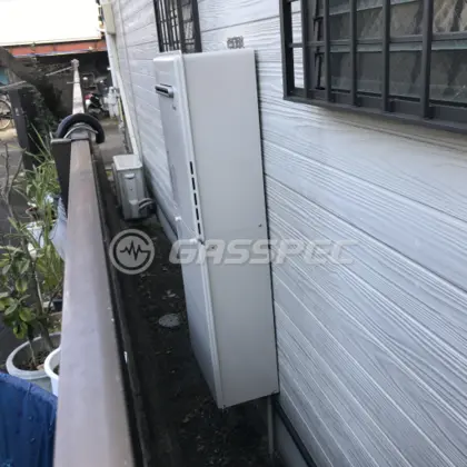 施工後の給湯器（リンナイ RUF-A2005SAW(B)）