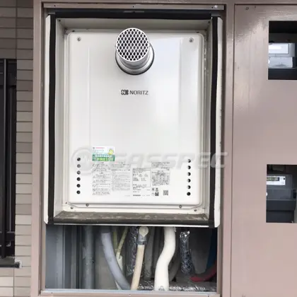 施工後の給湯器（ノーリツ GT-2460SAWX-T-1 BL）