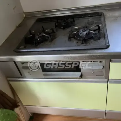 施工前のビルトインガスコンロ（ZGFNL6R11QSE）