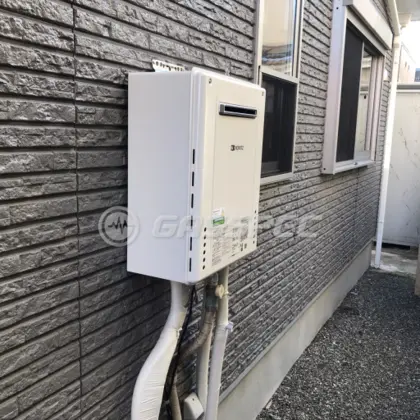 施工後の給湯器（ノーリツ GT-2460SAWX-1 BL）