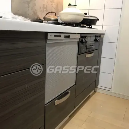 施工後のビルトイン食洗機（リンナイ RSW-C402C-SV）