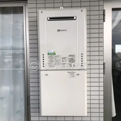 施工後の給湯器（ノーリツ GT-2460SAWX-1 BL）