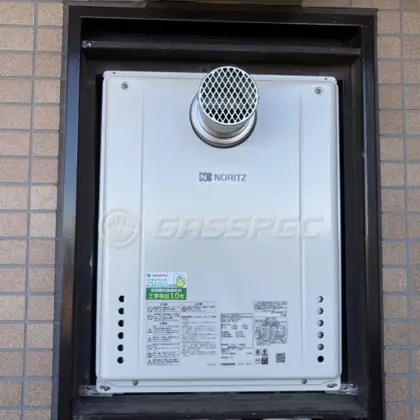 施工後の給湯器（ノーリツ GT-2060AWX-T-1 BL）