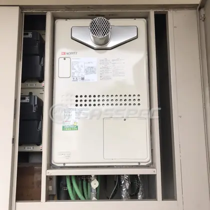 施工後の暖房熱源機（ノーリツ GTH-2444AWX3H-T-1 BL）