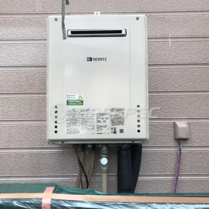 施工後の給湯器（ノーリツ GT-2060SAWX-1 BL）