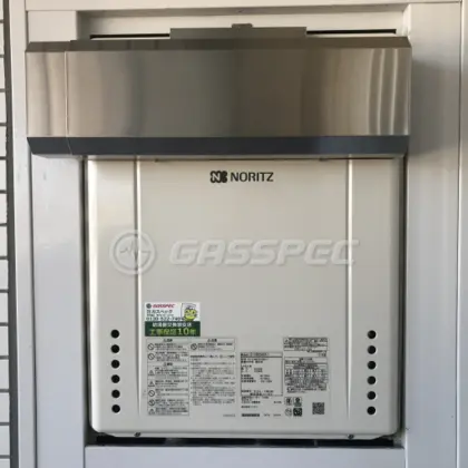 施工後の給湯器（ノーリツ GT-2460SAWX-1 BL）