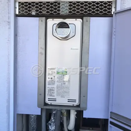 施工後の給湯器（リンナイ RUF-SA2005SAT）