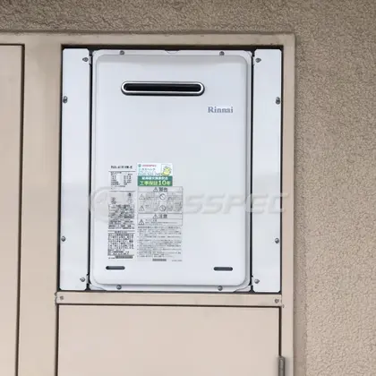 施工後の給湯器（リンナイ RUX-A1616W-E）