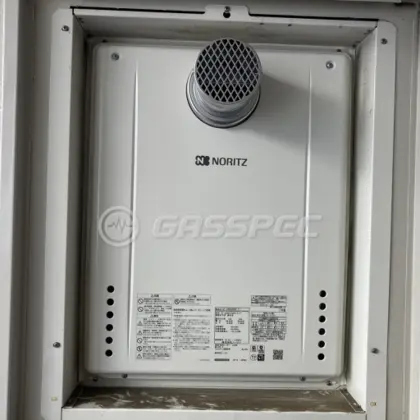 施工後の給湯器（ノーリツ GT-2460SAWX-T-1 BL）