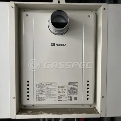 施工後の給湯器（ノーリツ GT-2460SAWX-T-1 BL）