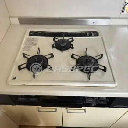 施工前のビルトインガスコンロ（DG32K1SR）