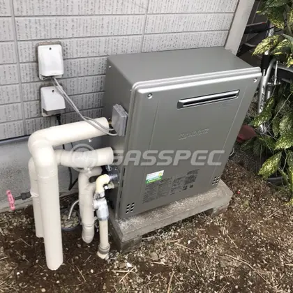 施工後の給湯器（ノーリツ GT-C2462SARX BL）