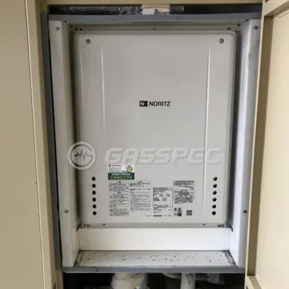 施工後の給湯器（ノーリツ GT-2060SAWX-H-1 BL）